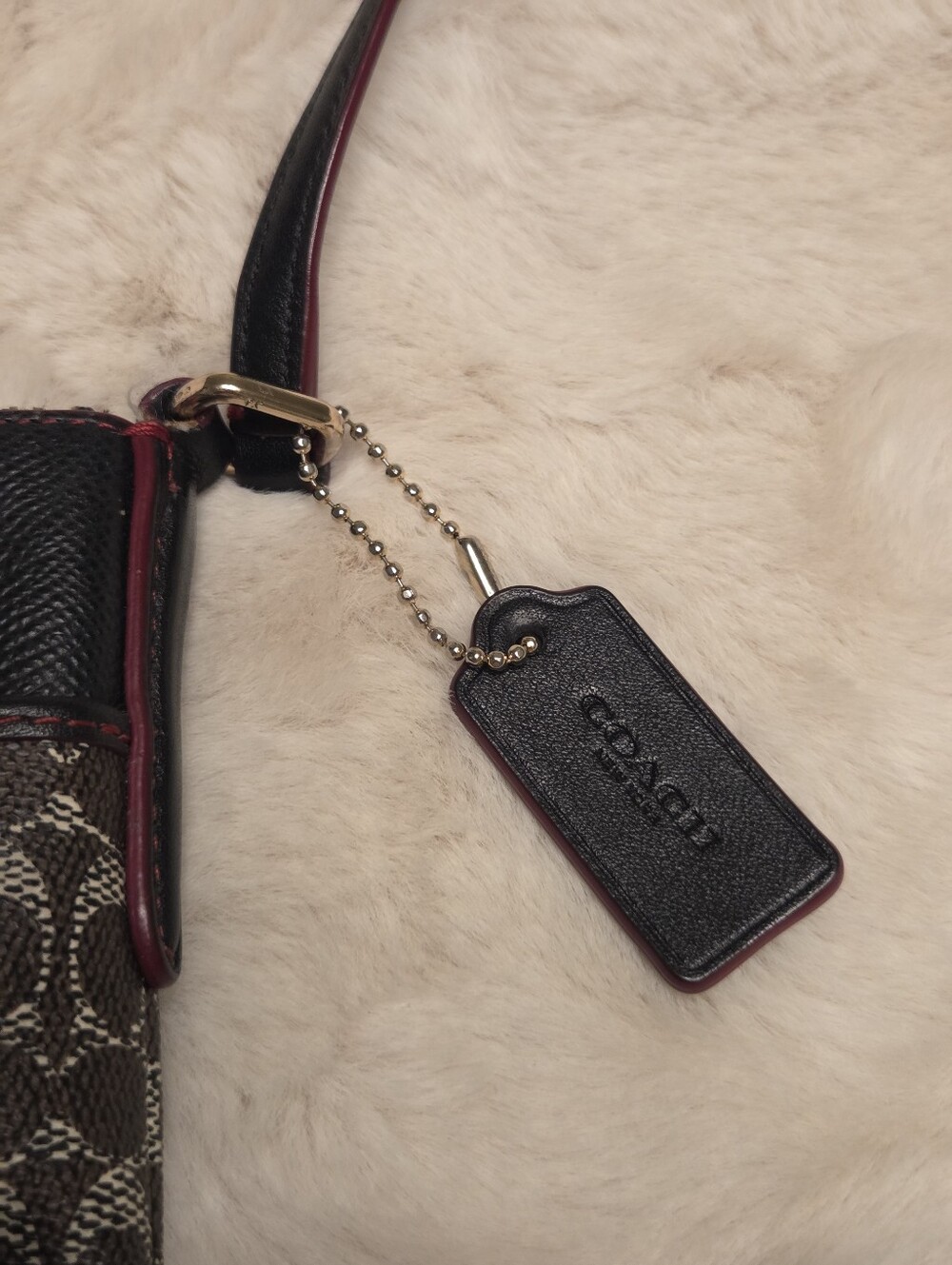 Coach Brown Signature Crossbody with Coin Pouch - Picture 3 of 11